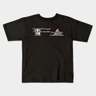 The Rabbit is Angry With The Mountain, The Mountain Does Not Know Kids T-Shirt